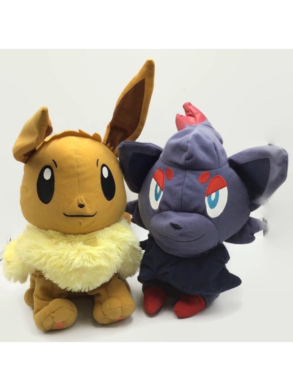 Pokemon Eevee Zorua Plush Lot Toy Factory 12" 19" Stuffed Animals